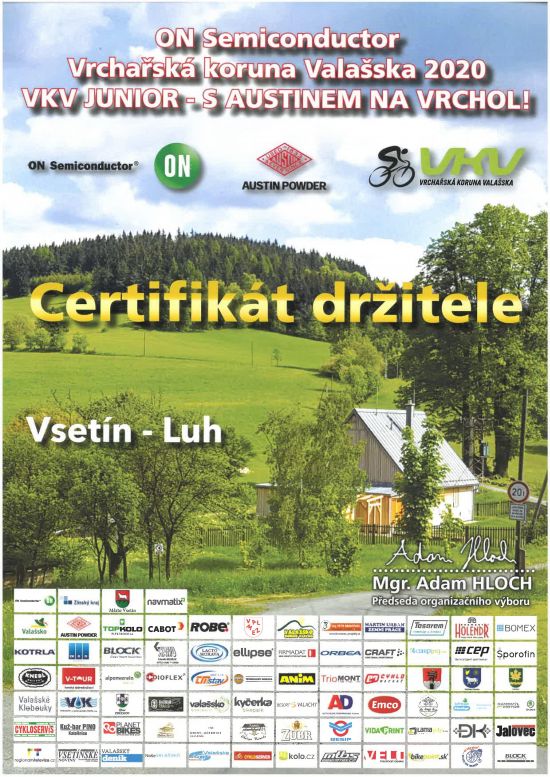 Certifikát držitele