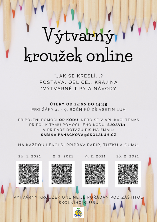 Výtvarný kroužek online